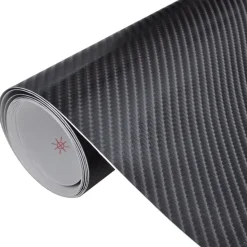 vidaXL Autofolie 4D 100x150 cm zwart