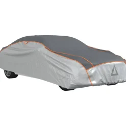 vidaXL Autohoes voor sedan hagelbescherming S zilverkleurig en grijs