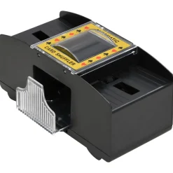 vidaXL Automatische kaartenschudder zwart 2 deks
