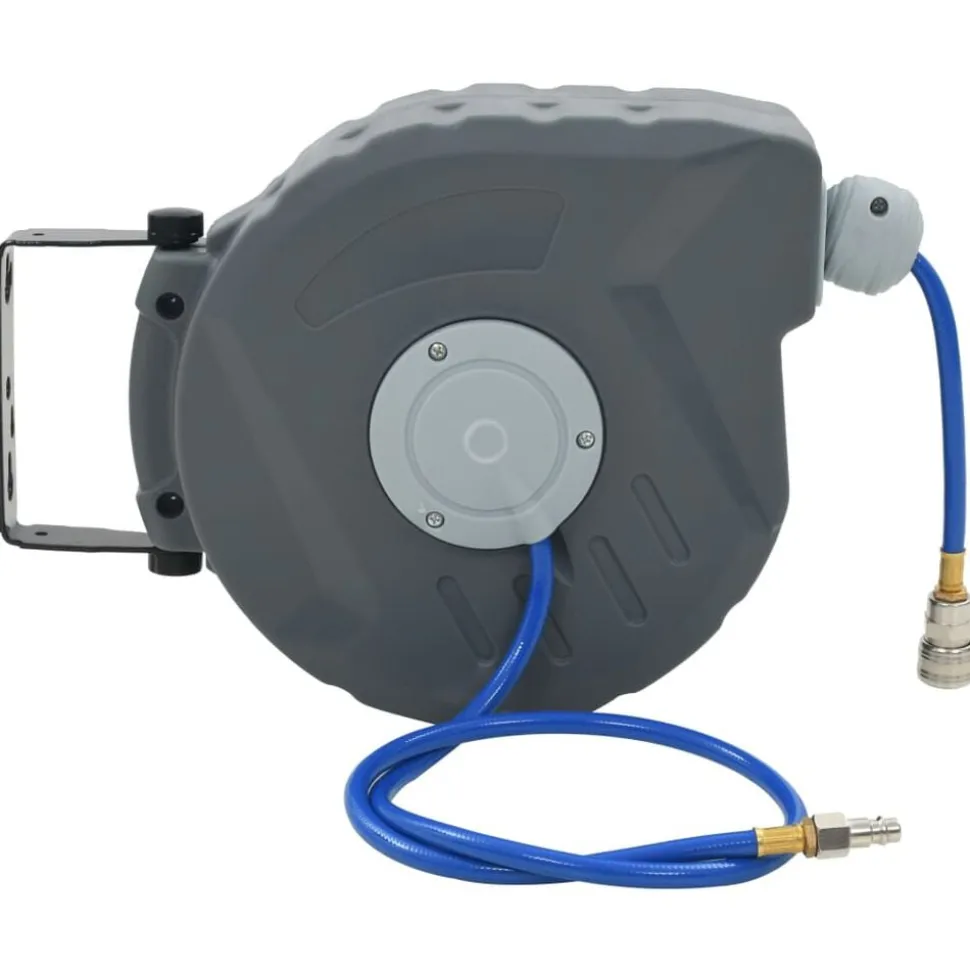 vidaXL Automatische luchthaspel 1/4" 12 m