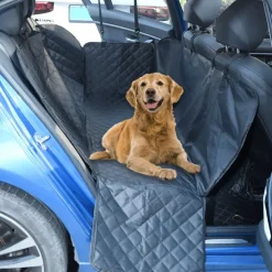 vidaXL Autostoelhoes voor honden 137x46x50 cm zwart