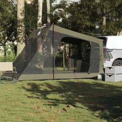 vidaXL Autotent 2-persoons olijfgroen waterdicht