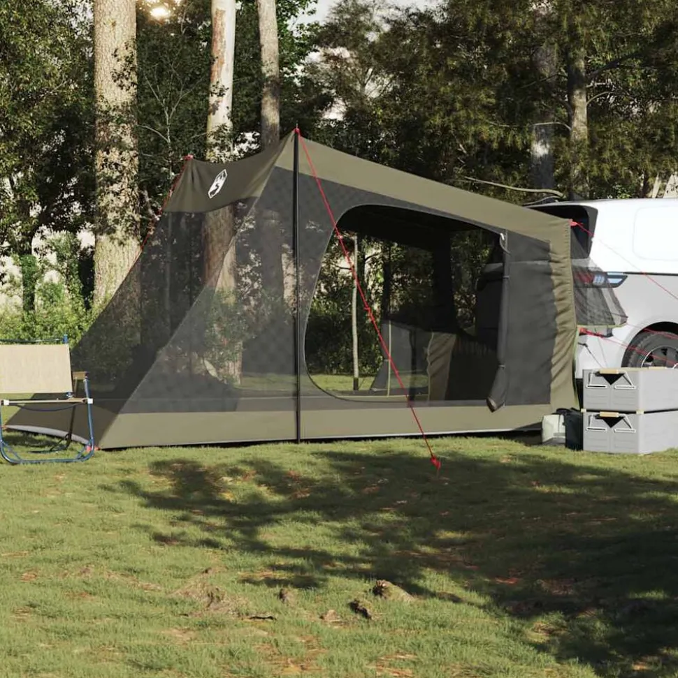 vidaXL Autotent 2-persoons olijfgroen waterdicht
