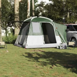 vidaXL Autotent 4-persoons waterdicht groen