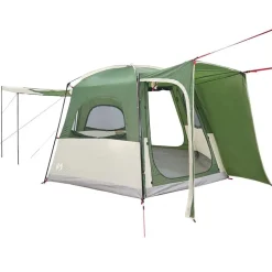 vidaXL Autotent 4-persoons waterdicht groen