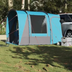 vidaXL Autotent 4-persoons waterdicht blauw