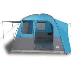 vidaXL Autotent 4-persoons waterdicht blauw