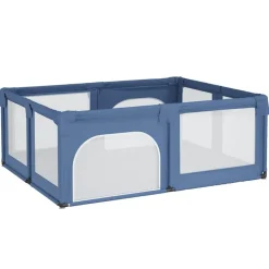 vidaXL Babybox met 2 deuren oxford stof lichtblauw