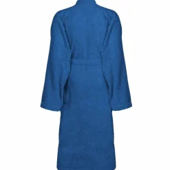 vidaXL Badjas KINN Blauw S Katoen