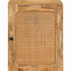 vidaXL Badkamer Hangkast Bruin 38 x 33 x 48 cm Massief Mango Hout