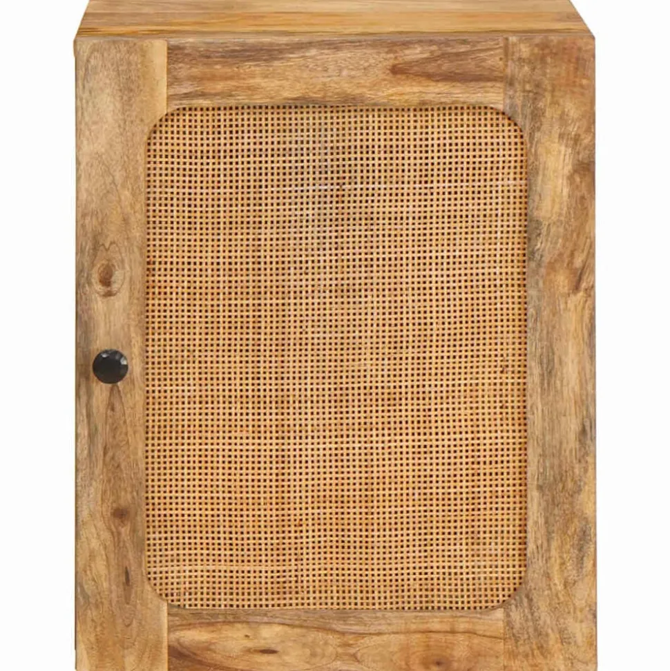 vidaXL Badkamer Hangkast Bruin 38 x 33 x 48 cm Massief Mango Hout