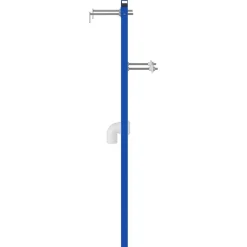 vidaXL Badkamer muursteun Blauw 50 x 3 x 112 cm