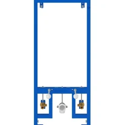 vidaXL Badkamer muursteun Blauw 50 x 3 x 112 cm