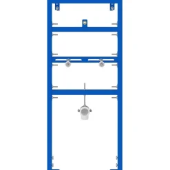 vidaXL Badkamer muursteun Blauw 50 x 3 x 112 cm
