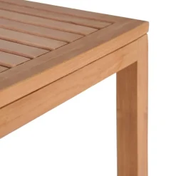 vidaXL Badkamer opbergrek 4-laags 42x42x165 cm massief teakhout