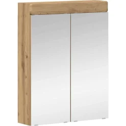 vidaXL Badkamer spiegelkast TULUM Artisan Eiken 60 x 16,5 x 78 cm