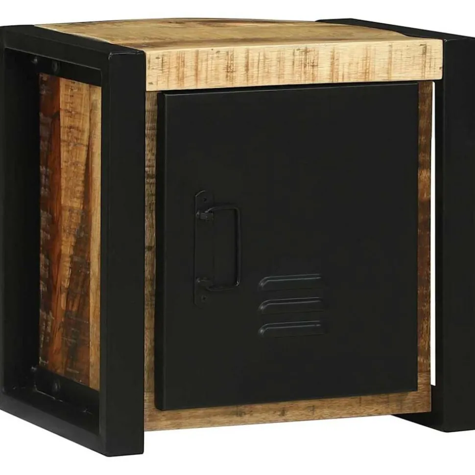 vidaXL Badkamerkast met plank Bruin 40 x 30 x 40 cm Massief Mango Hout