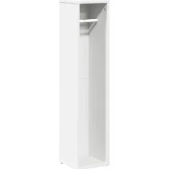 vidaXL Badkamerkast met rolhouder 20,5x20x90 cm wit