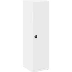 vidaXL Badkamerkast met rolhouder 20,5x22x72 cm wit