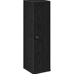 vidaXL Badkamerkast met rolhouder 20,5x22x72 cm zwart