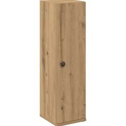 vidaXL Badkamerkast met rolhouder 20,5x22x72 cm artisanaal eikenkleur