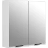 vidaXL Badkamerkast met spiegel 64x20x67 cm wit