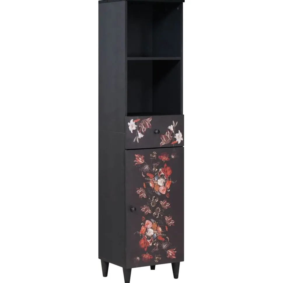 vidaXL Badkamerkast Multikleur 38 x 33,5 x 160 cm Massief Mango Hout