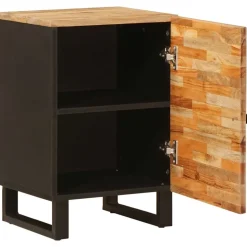 vidaXL Badkamerkast Naturel 38 x 33 x 58 cm Massief Mango Hout