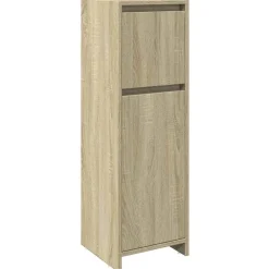 vidaXL Badkamerkast 30x30x95 cm spaanplaat sonoma eikenkleurig