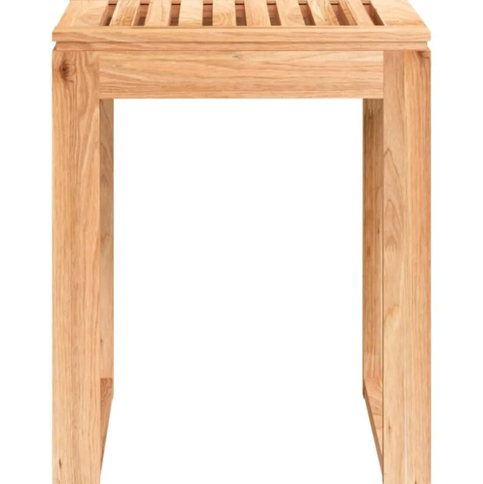 vidaXL Badkamerkruk 40x30x46 cm massief walnotenhout
