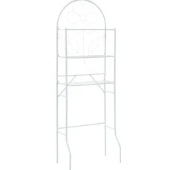 vidaXL Badkamerrek 60x33x174 cm wit