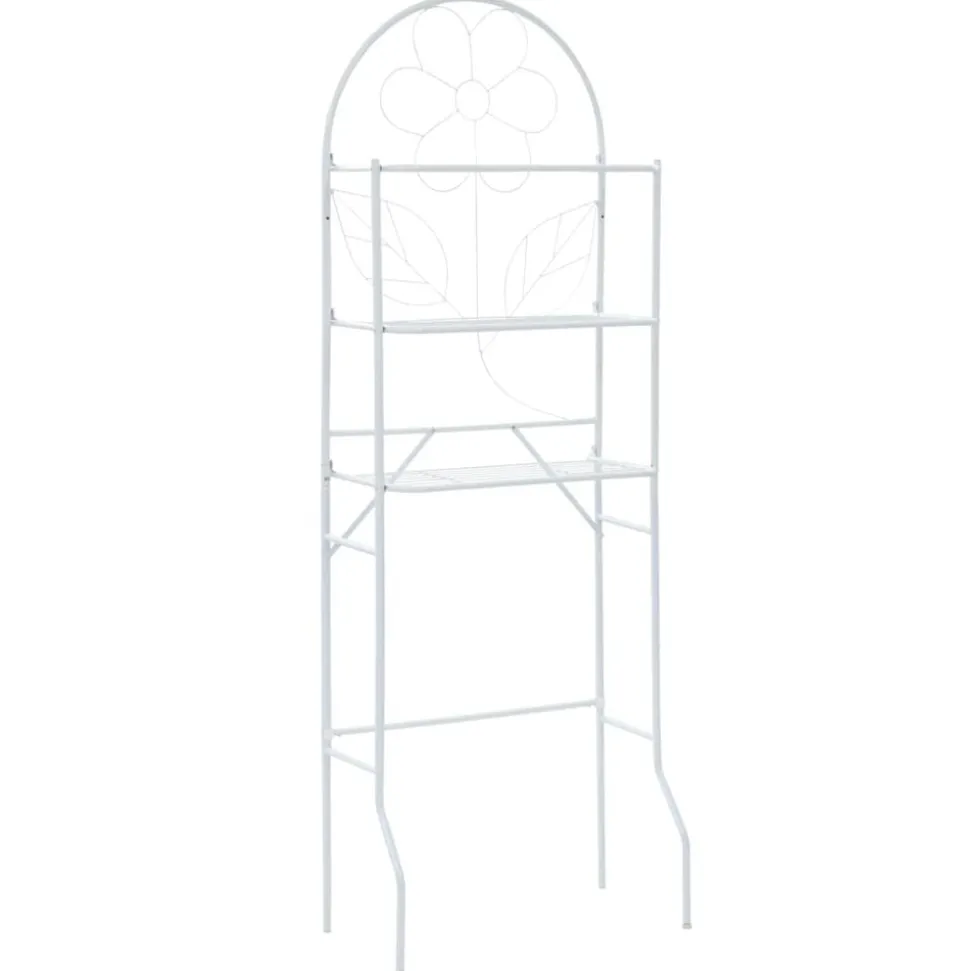 vidaXL Badkamerrek 60x33x174 cm wit