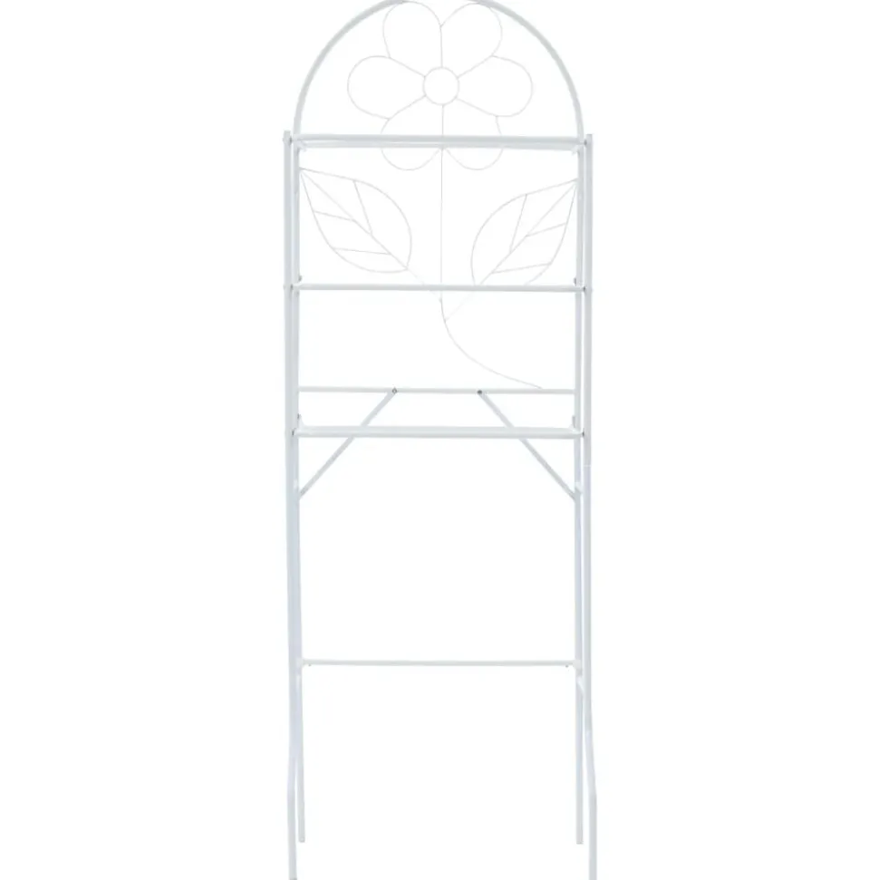 vidaXL Badkamerrek 60x33x174 cm wit