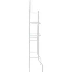 vidaXL Badkamerrek 60x33x174 cm wit