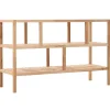 vidaXL Badkamerrek 100x40x65 cm massief walnotenhout