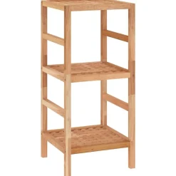 vidaXL Badkamerrekje 35,5x35,5x79 cm massief walnotenhout