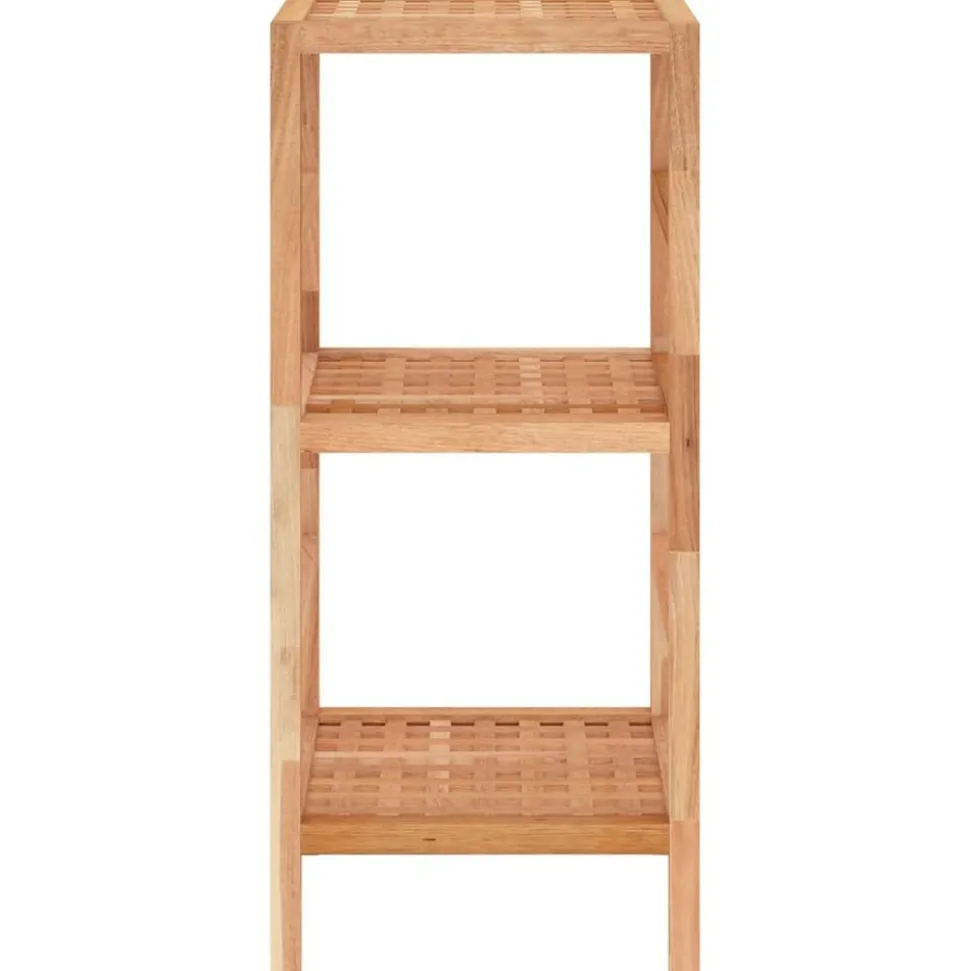 vidaXL Badkamerrekje 35,5x35,5x79 cm massief walnotenhout