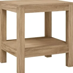 vidaXL Badkamertafel 45x35x45 cm massief teakhout