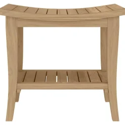 vidaXL Badkamertafel 50x35x45 cm massief teakhout