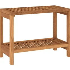vidaXL Badkamertafel 60x30x45 cm massief teakhout