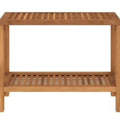 vidaXL Badkamertafel 60x30x45 cm massief teakhout