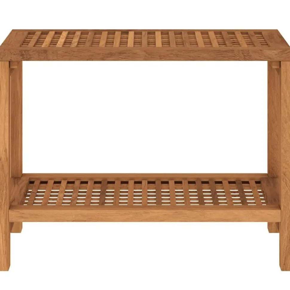 vidaXL Badkamertafel 60x30x45 cm massief teakhout