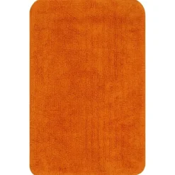 vidaXL Badmattenset stof oranje 2-delig