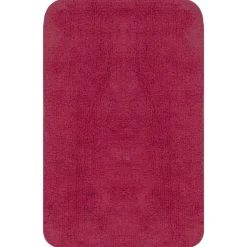 vidaXL Badmattenset stof fuchsia 3-delig