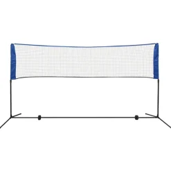 vidaXL Badminton net met shuttles 300x155 cm