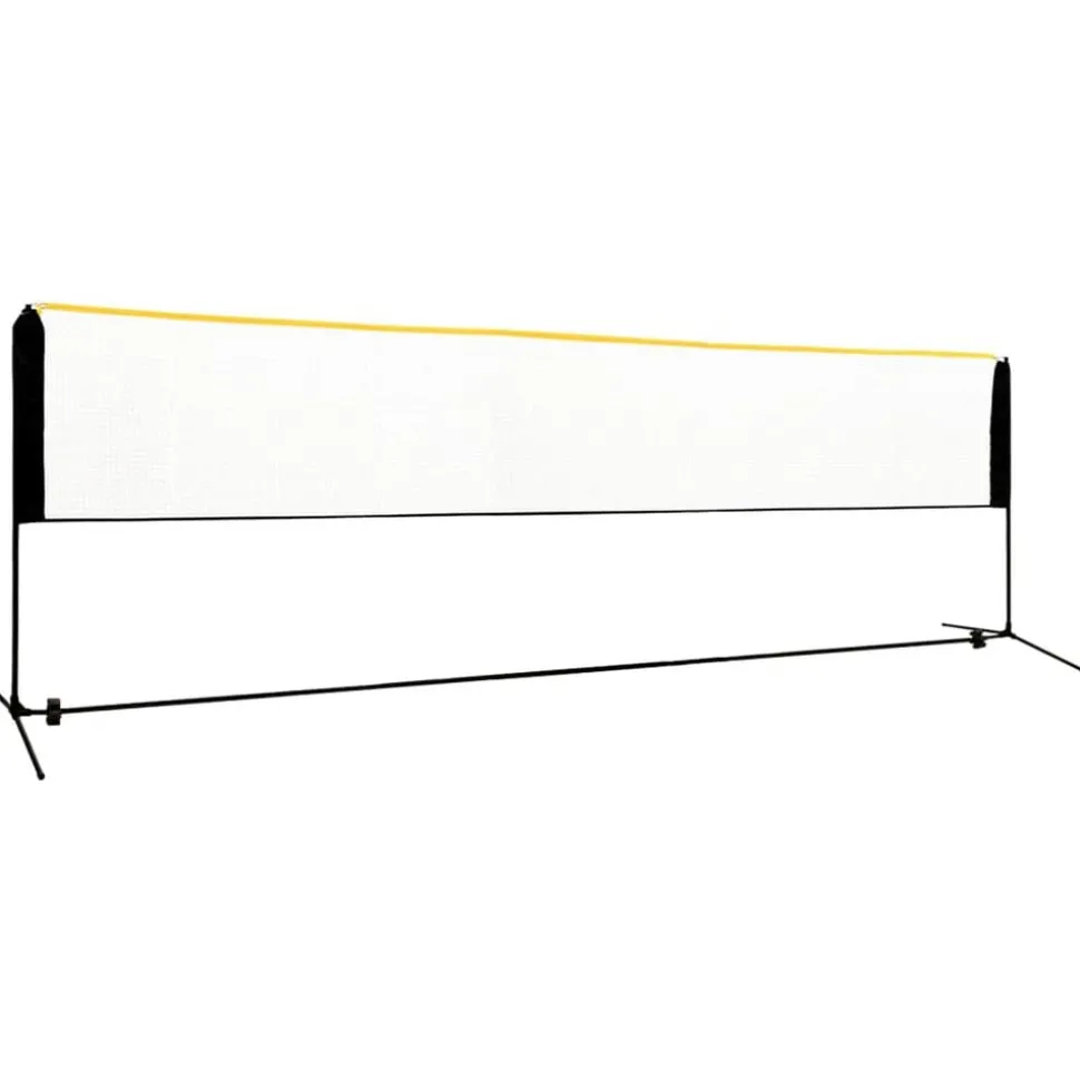 vidaXL Badmintonnet verstelbaar 500x103x94-158 cm metaal
