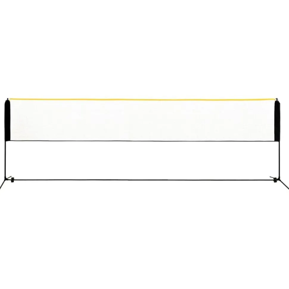 vidaXL Badmintonnet verstelbaar 500x103x94-158 cm metaal