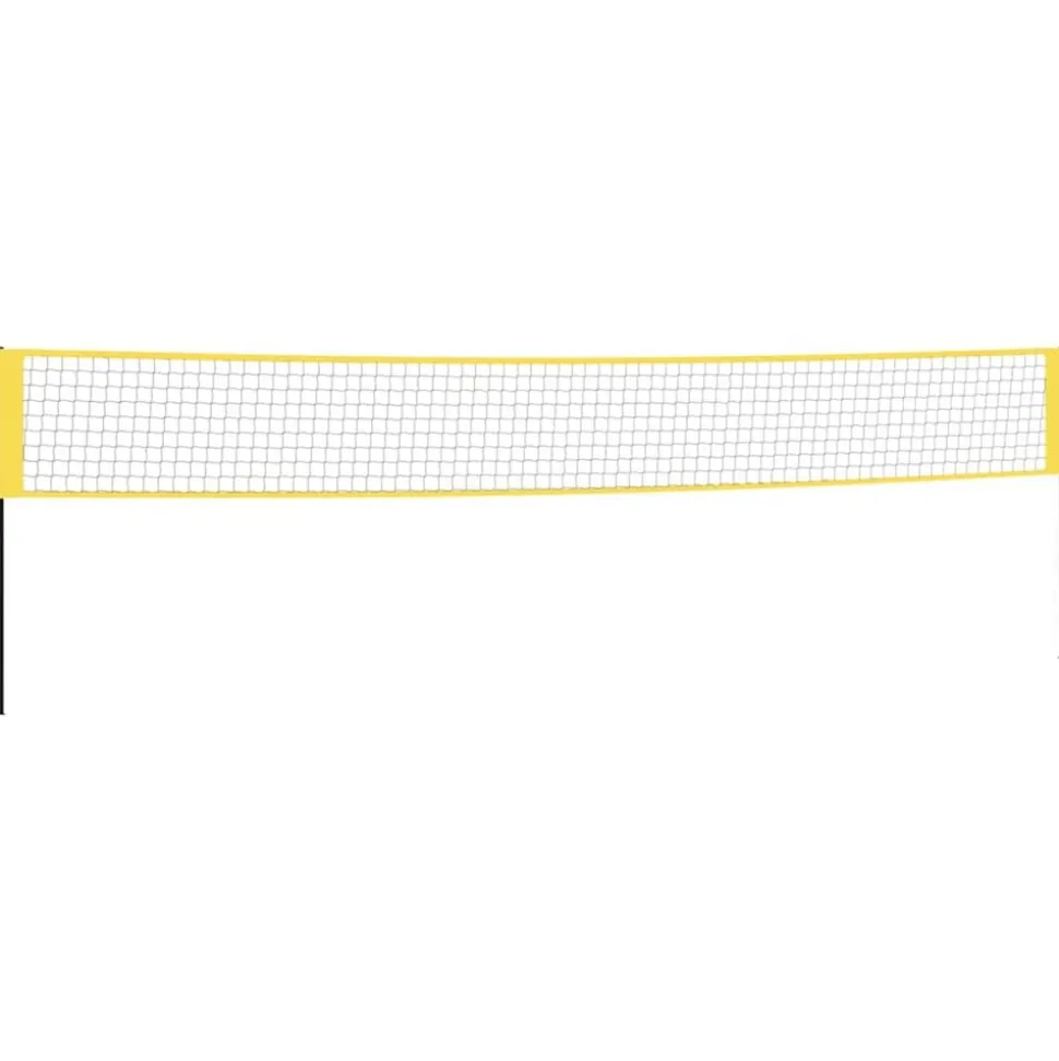 vidaXL Badmintonnet 600x155 cm PE-stof geel en zwart