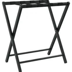 vidaXL Bagagerek 68,5x38x58 cm bamboe zwart