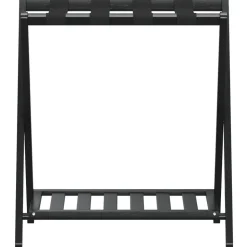 vidaXL Bagagerek 68x38x58 cm bamboe zwart